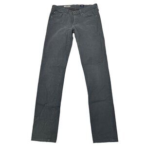 Adrian Goldschmied Cigarette Leg The Stilt Gray Jeans Size 25 Waist Low Rise